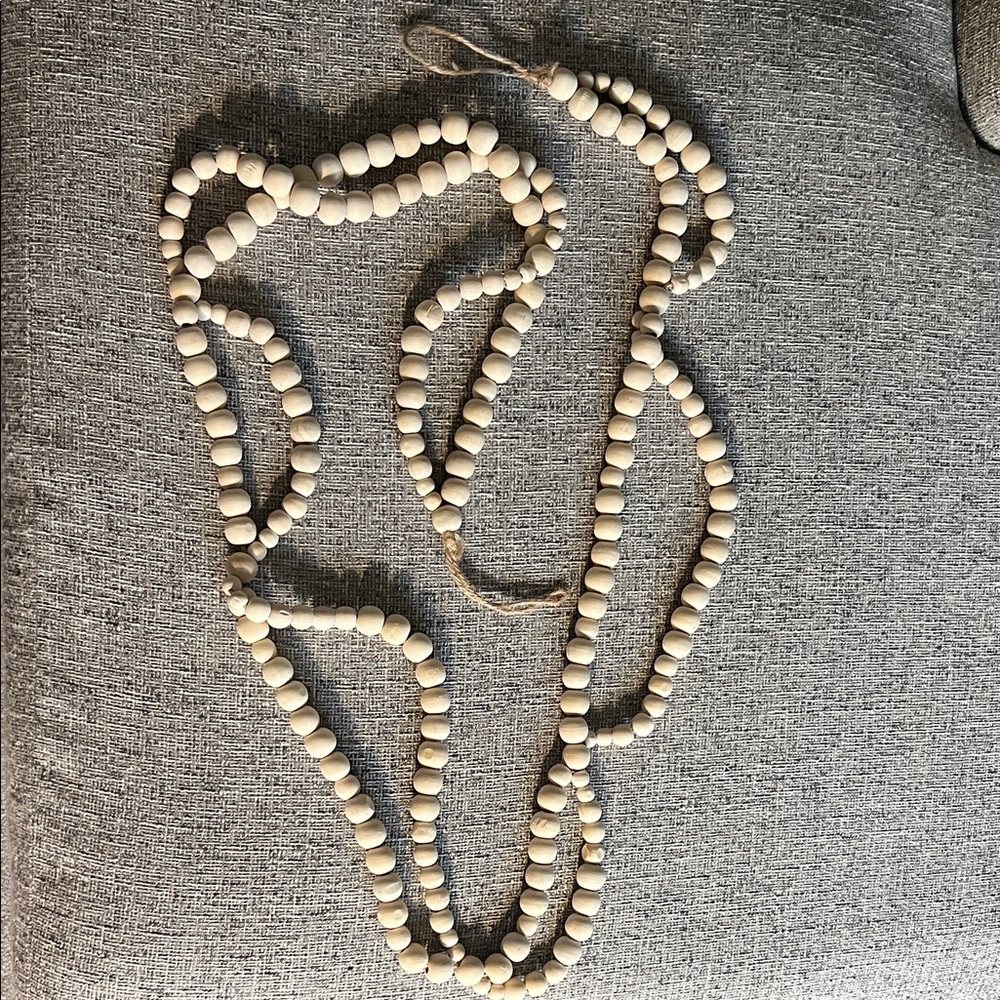 West Elm Wooden Beaded Garland